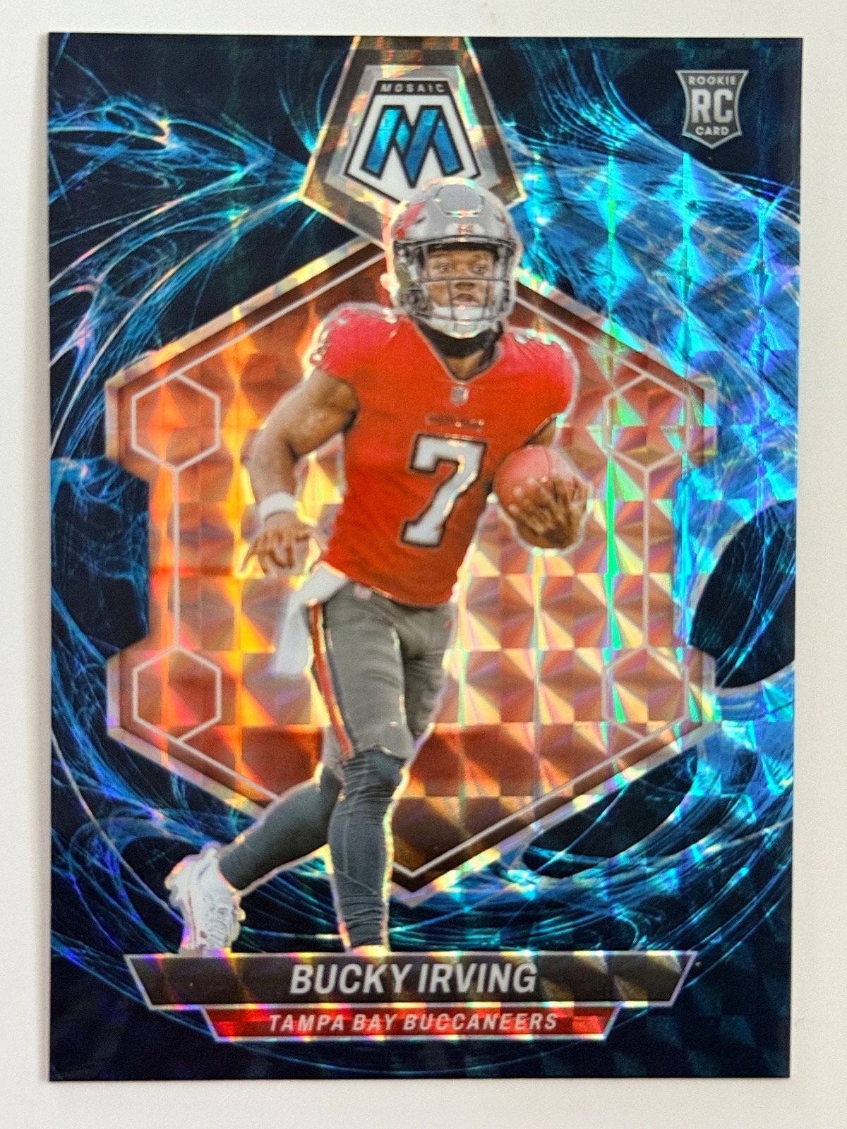Bucky Irving 2024 Rookie Genesis Panini Mosaic Football No. 385