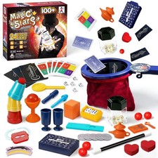 Magic Kit for Kids - 24 in 1 Magic Tricks Magician Starter Set with Video Ins...