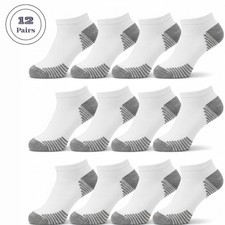 Wholesale Bulk No Show Socks Men's White Low Cut Athletic Running Casual Liner