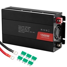 Uimoso Modified Sine Wave Power Inverter 1500W DC12V to AC120V CE FCC Certified