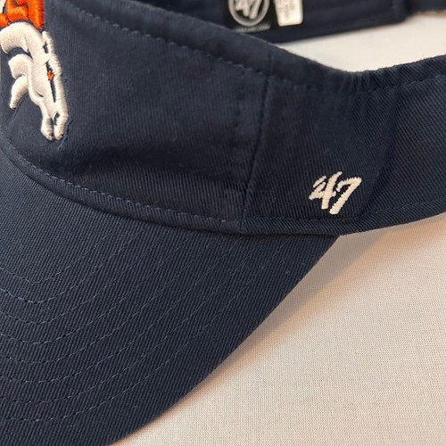 Denver Broncos Mens Large Fanatics Pullover Jacket + NFL Visor Hat Football Gear - Picture 12 of 14