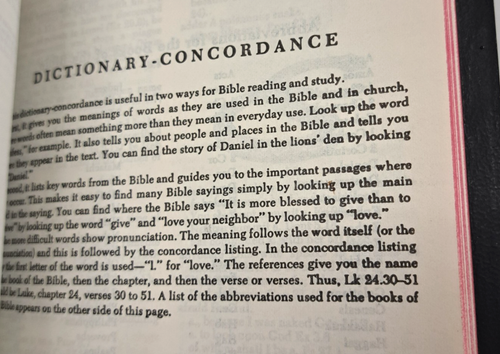 Vtg 1972 Holy Bibe Concordance Revised Standard Version Red Letter Thomas Nelson - Afbeelding 13 van 13