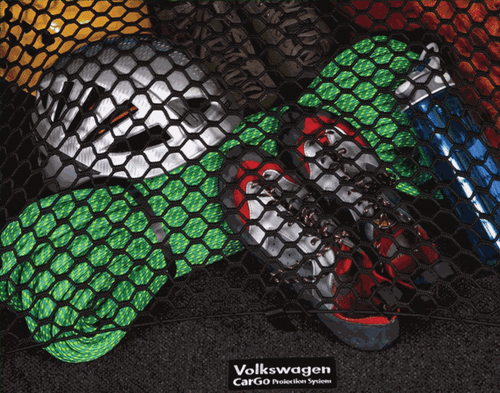 Genuine Volkswagen Cargo Net 3CN-065-110 - Picture 3 of 4