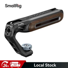 SmallRig Wooden Top Handle with Cold Shoe Mount for Camera Cage
