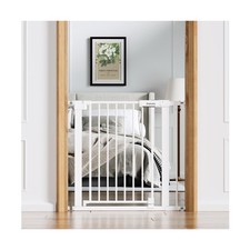 BABELIO Baby Gate for Doorways and Stairs, 31-36" Pet Gate with Wid... Fast Ship