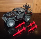 Vintage Hasbro 1984 G.I.  Joe COBRA STINGER Night Attack 4WD Jeep w/Missiles