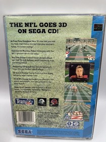 Joe Montana's NFL Football (Sega CD, 1993) Complete In Box