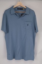 Polo Ralph Lauren Men's Blue Classic Polo Shirt Size M
