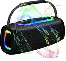    RGB Waterproof Bluetooth Speaker   24W Loud Stereo   Portable   Gift Ready