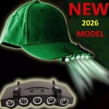 Clip-On 5 LED Hard-Hat/Cap Inspection Light – Car Maintenance/Fishing/Walking