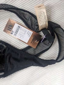 Dita Von Teese Velveteese Plunge Bra And Thong 38 C Medium MWT