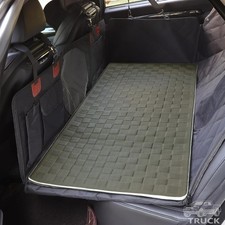 Dog Back Seat Extender for Truck, Hard Bottom Dog Seat cover