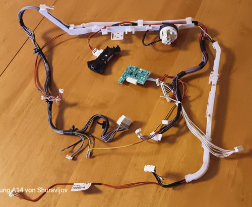 Kabelbaum für Waschmaschine Whirlpool AWO 5120 +Druckwächter+Türschloss+Elektr-k