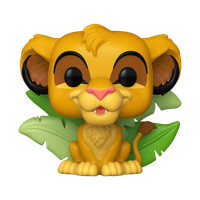 Funko Pop! Disney Der KöNig Der LÖWen Simba Mit BläTtern #1733 Exclusive