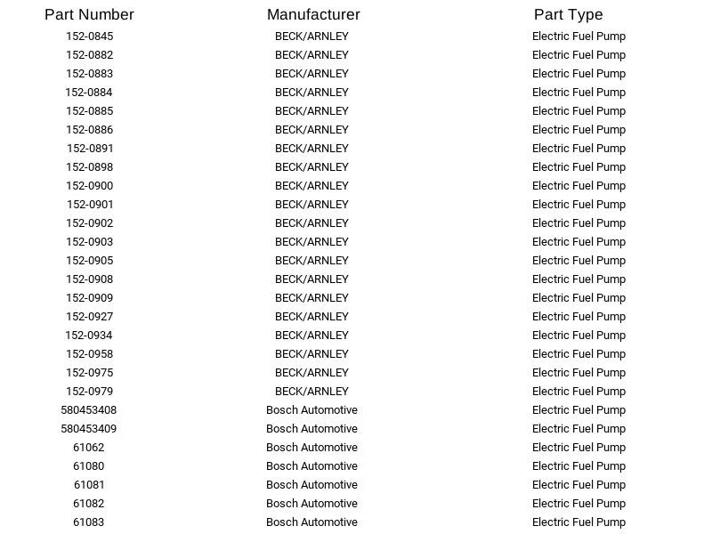 Bomba de combustible eléctrica Bosch 69496 para Toyota Geo Chevrolet Lexus Scion 3000GT 86-17 Foto 3 de 4