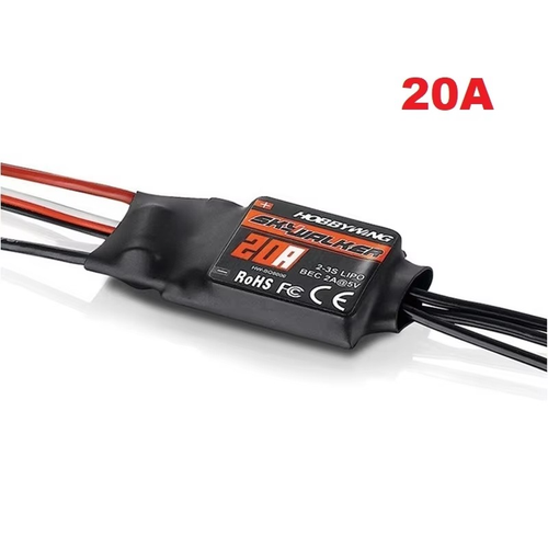 Hobbywing 30A 40A 50A 60A 80A Brushless ESC for RC Airplane Helicopter Drone - Picture 6 of 32