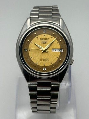 Vintage Seiko 5 Automatic 21 Jewels Day/Date 7S26-3040 Japan Made Men's Watch
