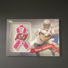 Topps 2013 Topps Football Vincent Jackson PR-VJ BCA Patch Ribbon Insert