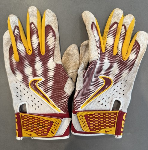 Nike USC Alpha Team Issued Baseball Batting Gloves Size Medium 2025
