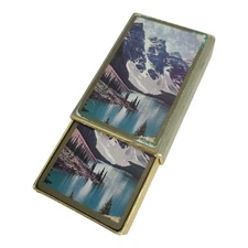 Vintage 606 Congress Deck Playing Cards Moraine Lake Banff Natl. Park Canada 
