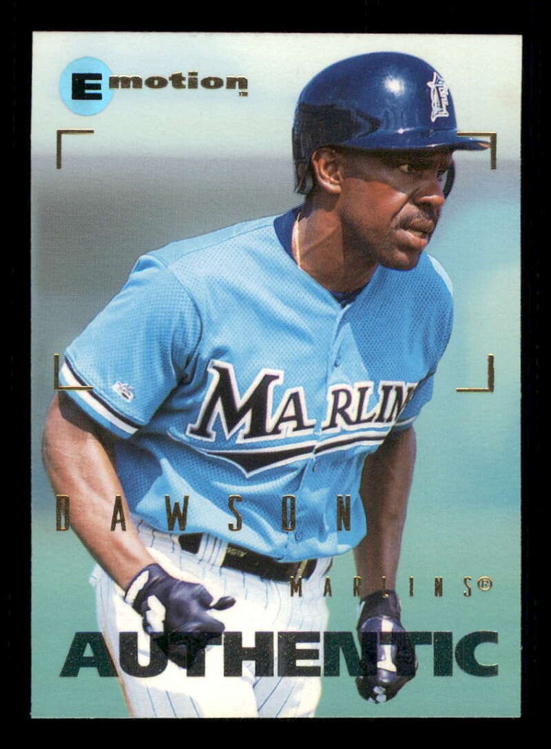1995 SkyBox E-Motion Emotion #129 Andre Dawson Marlins HOF NM-MINT