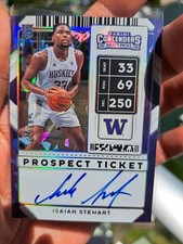 Isaiah Stewart Cracked Ice Rookie Auto /23
