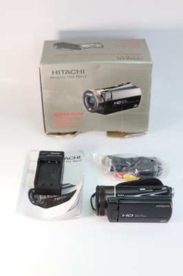 Hitachi DZHV1074 Black 3'' LCD Screen 5x Optical Zoom Full HD Camcorder 