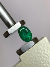 Natural Zambia Emerald 1.23 Cts Oval Cut 8x6 MM Loose Gemstone For Jewelry