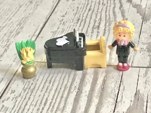 Bluebird 1991 Polly Pocket Perfect Piano Recital Replacement Polly Piano & Plant