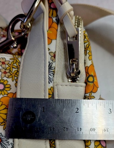 No Boundaries Retro Style Crossbody Water Bottle Phone Holder Floral Hippie Used - Picture 21 of 22