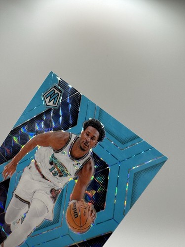 Jaren Jackson Jr. 2024-25 Panini Mosaic Fluorescent Blue SSP 33/75 - Picture 3 of 4