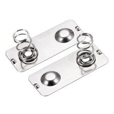 Battery Spring Plate AA Battery Spring Contact Nickel Plate 27.5mmx12mm 10 Pcs