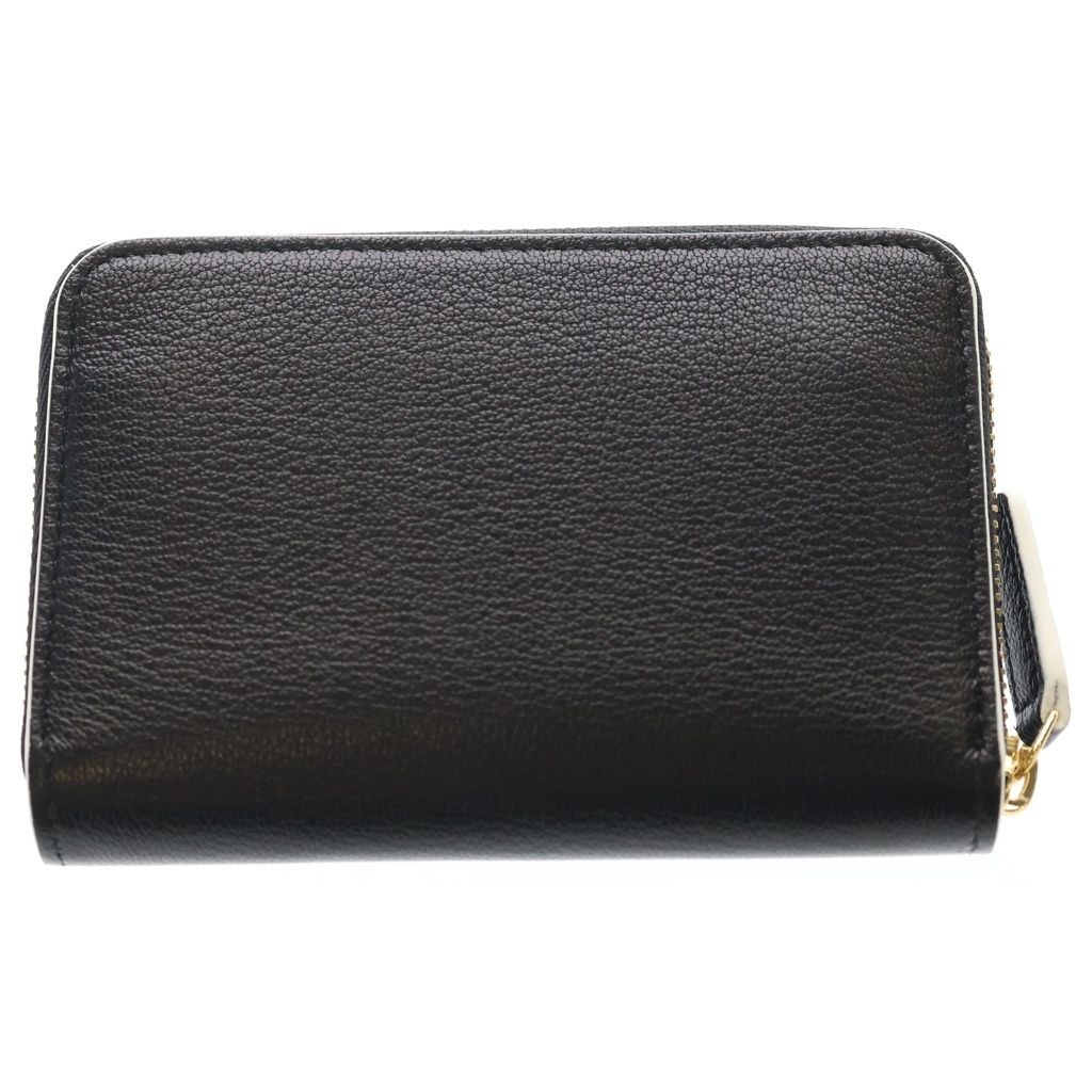 CHANEL Coco Mark Zip Coin Case Mini Wallet Black Leather Gold Hardware image 2