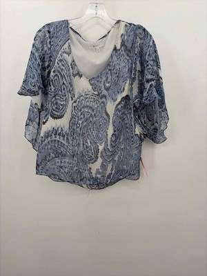 Pre-Owned Milly Blue Size 6 Blouse