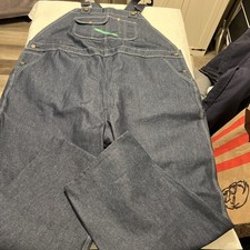 KEY Imperial Denim Overalls Dark Blue 52x30 New