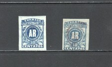T2261 Colombie 1902/3 Reconnaissance de Réception 2v. MH et Oblitéré