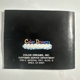 Raid 2020 By Color Dreams Manual With Reg Card (Nintendo, NES) *Manual Only*