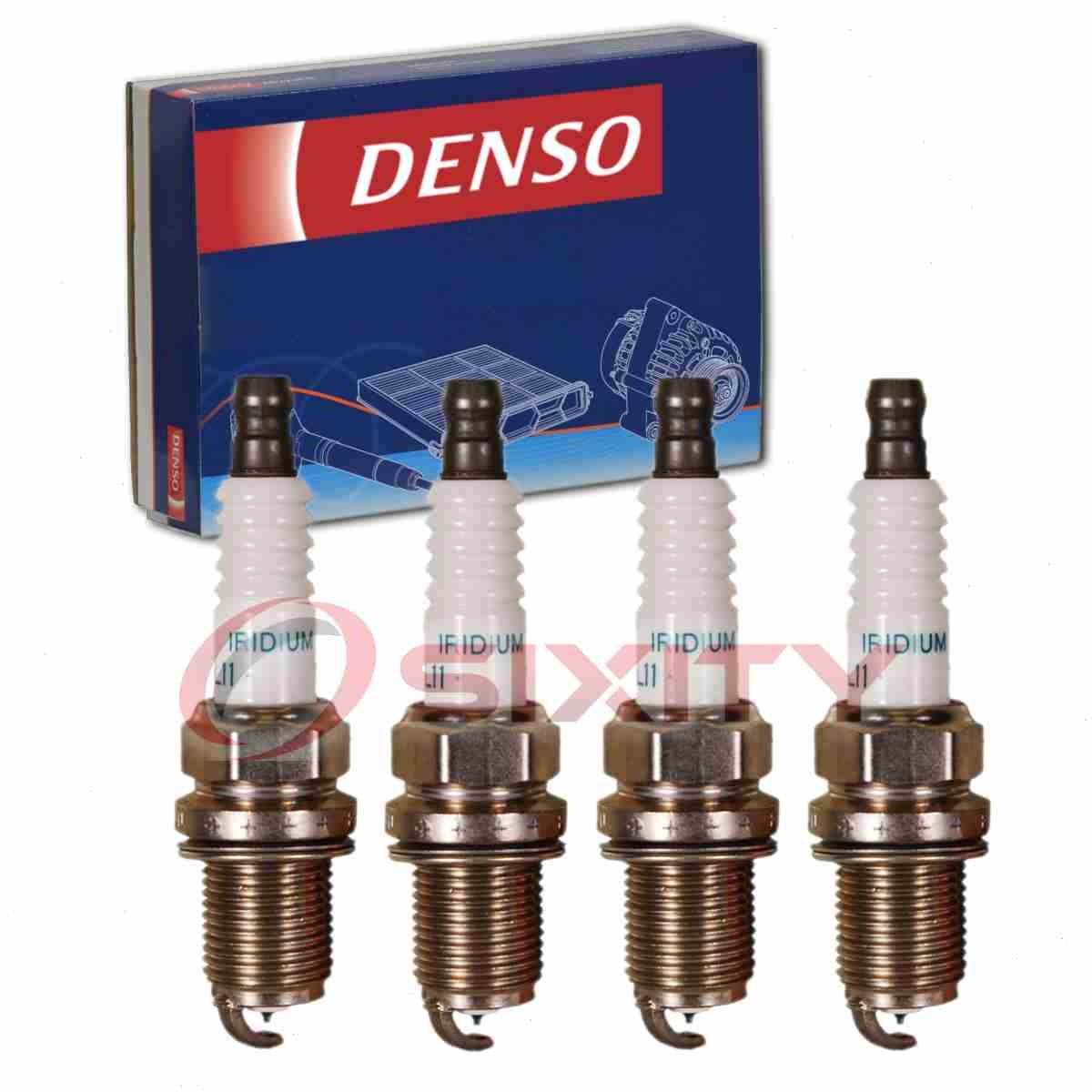 4 pc Denso Spark Plugs for 1999-2000 Chevrolet Tracker 1.6L 2.0L L4 Ignition eq