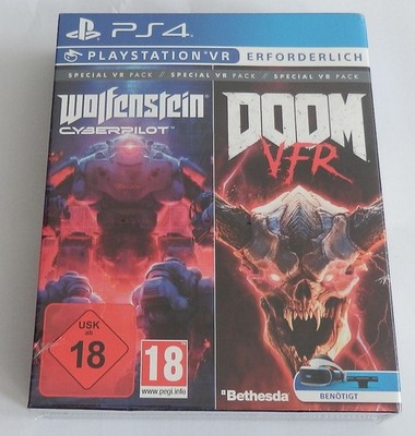VR Bethestda VR Pack | PS4 | Doom VFR + Wolfenstein Cyberpilot | NEU+OVP