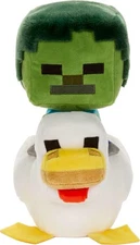 Mattel Minecraft Plush Zombie Chicken Jockey Toy Collectible 8-inch Soft Play
