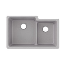 Elkay ELGULBO3322GS0 Quartz Classic 33" x 201/2" x 91/2" Offset 60/40 Double