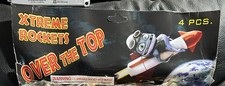 OVER THE TOP XTREME ROCKETS 4 PC HIGH POWER ROCKETS  ASK FOR PICS ULTRA HITTER
