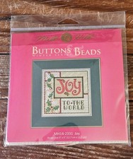 Mill Hill Winter Series JOY Buttons  Beads Kit MH14-2331