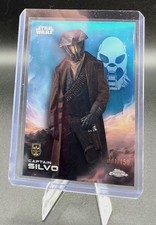 🔥 2026 Topps Chrome Star Wars Captain Silvo Blue Refractor #21 001/150 Bookend
