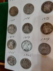 (11) Mixed Date, Seated Liberty Half Dollars 90% Silver