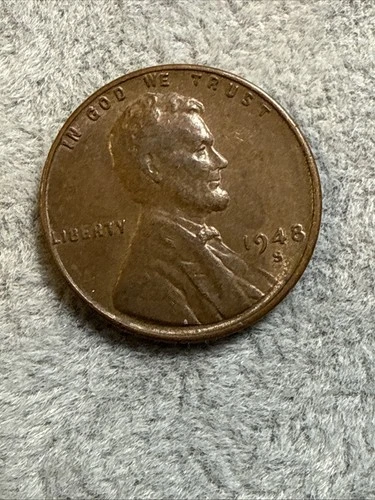 1948 S Lincoln Wheat Cent in AU Almost Uncirculated Condition Nice See 122905