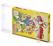 10 Plastic Protective Protectors Cases Sleeves Display Boxes For Nintendo NES