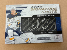 2023-24 UD Engrained VICTOR OLOFSSON '19-20 Rookie Signature Shots AUTO /249