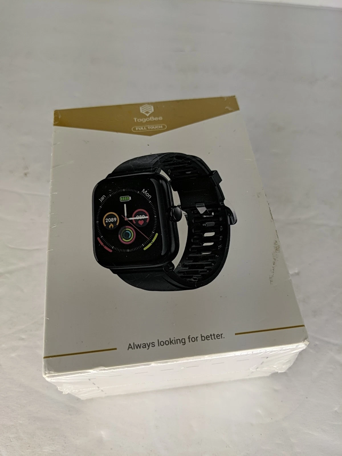 NEW TagoBee Full Touch Smart Watch Fitness TB16 Fitness Tracker BLACK
