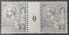 Timbre Monaco Neuf Millésime N 12 ** Luxe  1900 Violet Pale Cote 325€